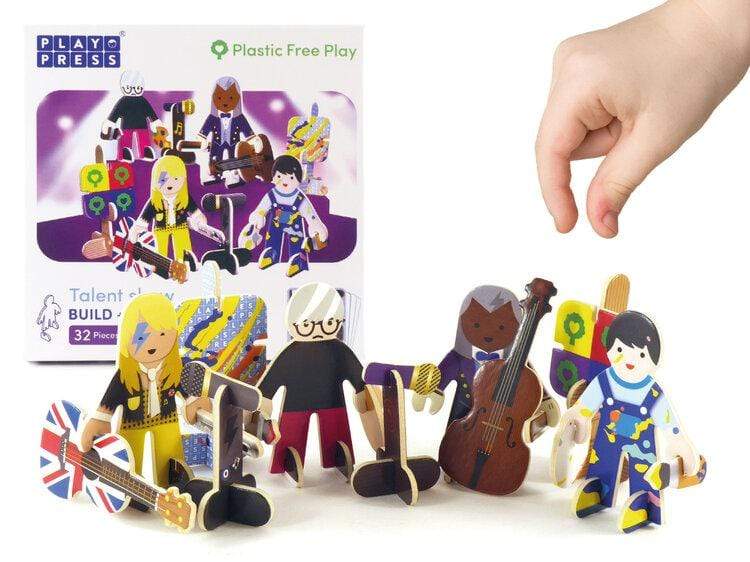 Artist & Performers Eco Friendly Character Playset - Biddle and Bop-Toys-Playpress Toys