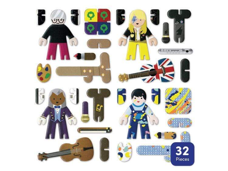 Artist & Performers Eco Friendly Character Playset - Biddle and Bop-Toys-Playpress Toys