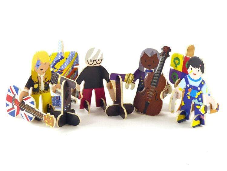 Artist & Performers Eco Friendly Character Playset - Biddle and Bop-Toys-Playpress Toys