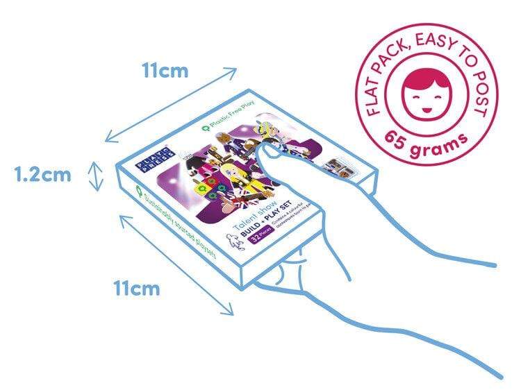 Artist & Performers Eco Friendly Character Playset - Biddle and Bop-Toys-Playpress Toys