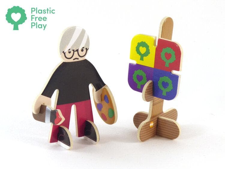 Artist & Performers Eco Friendly Character Playset - Biddle and Bop-Toys-Playpress Toys