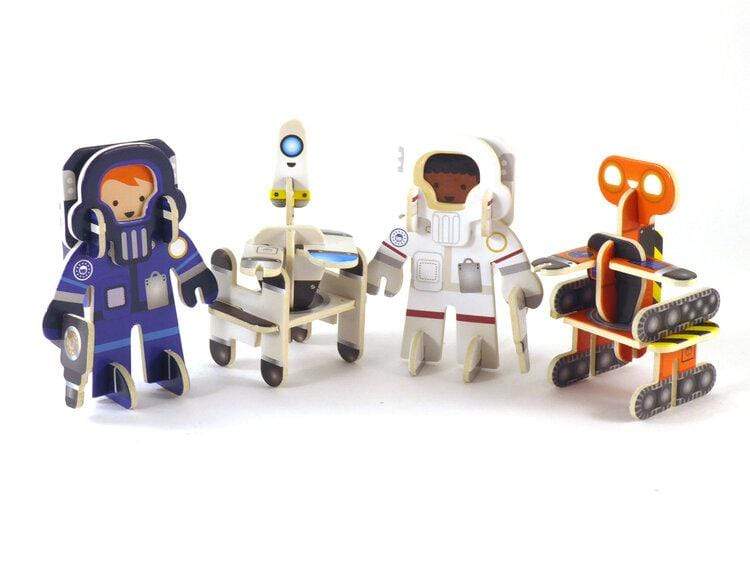 gear 2 play roboter Astronauts and Robots Eco Friendly Character Playset