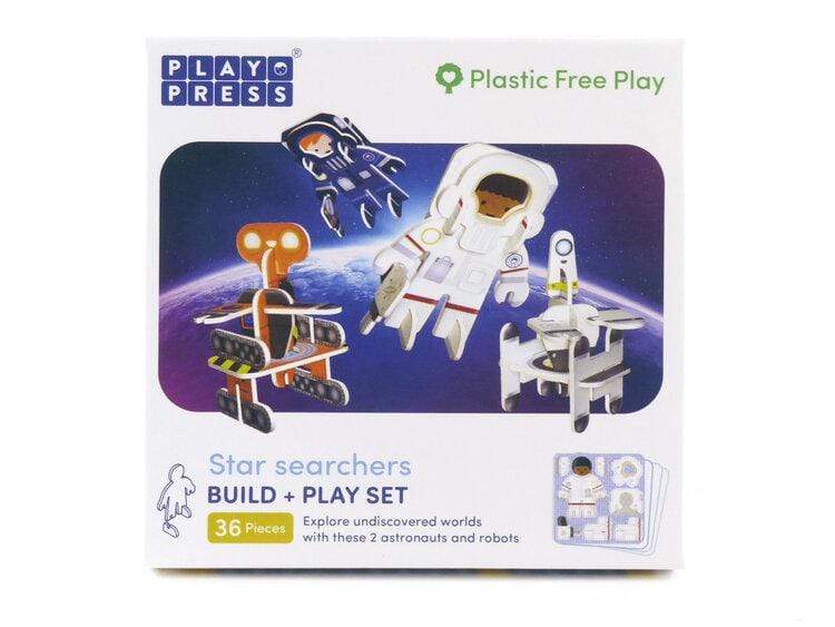 Astronauts and Robots Eco Friendly Character Playset - Biddle and Bop-Toys-Playpress Toys