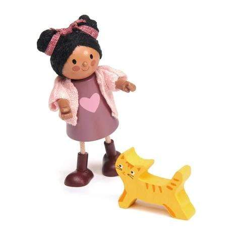 Ayana and her Cat - Biddle and Bop-Toys-Tender Leaf Toys