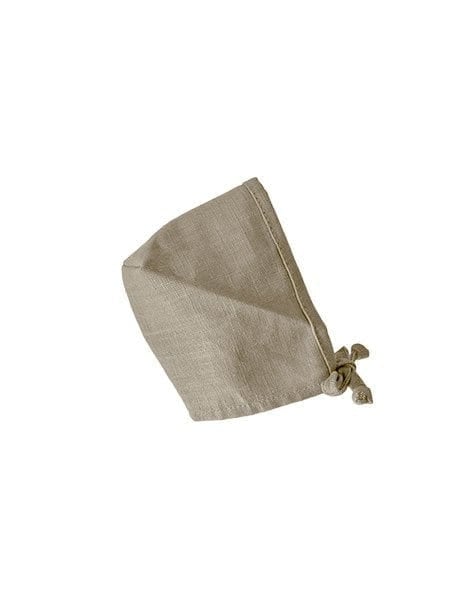 Baby Doll Bonnet, Linen: Putty