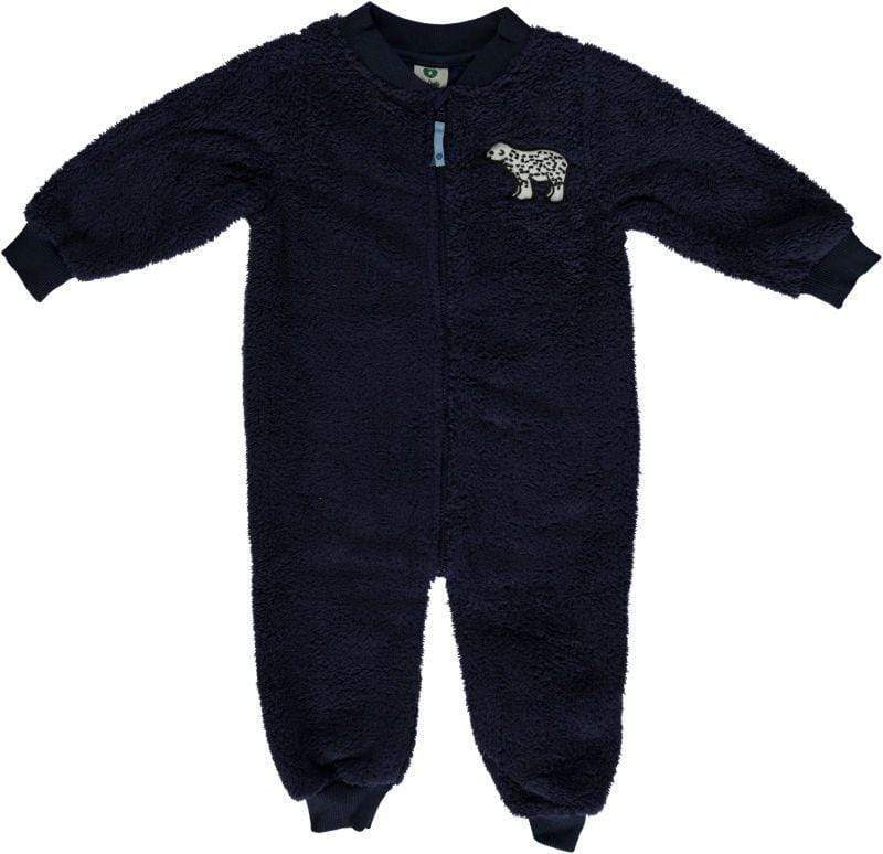 Baby Heavy Fleece Suit: Bear - Biddle and Bop-Fleece Suits & Sets-Smafolk
