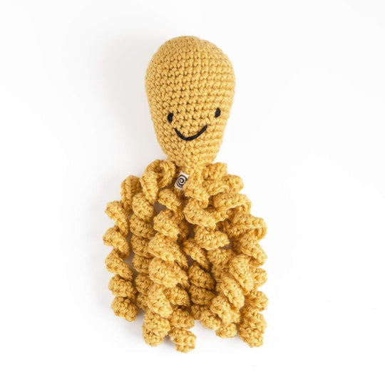 BabyOctopus: Weighted Crochet Lovie -  Leo