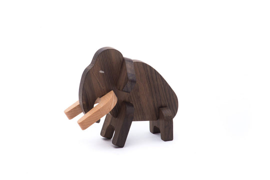 Bajo Paleo Wooden Figure: Mammoth