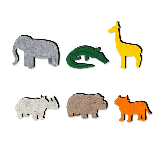 Felt Figures: Shadow Finder in Savannah & Forest