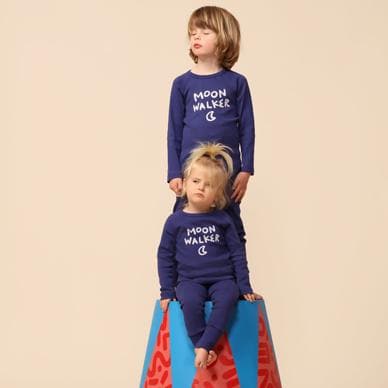 Moon Walker Pajama Set Clothing  at Biddle and Bop