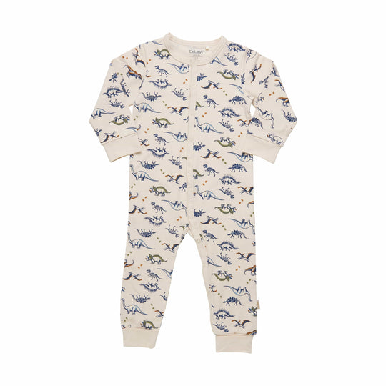 One Piece Pajamas: Dinos Green