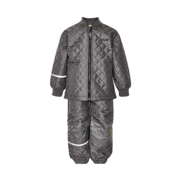 Quilted Thermal Set Grey Biddle and Bop