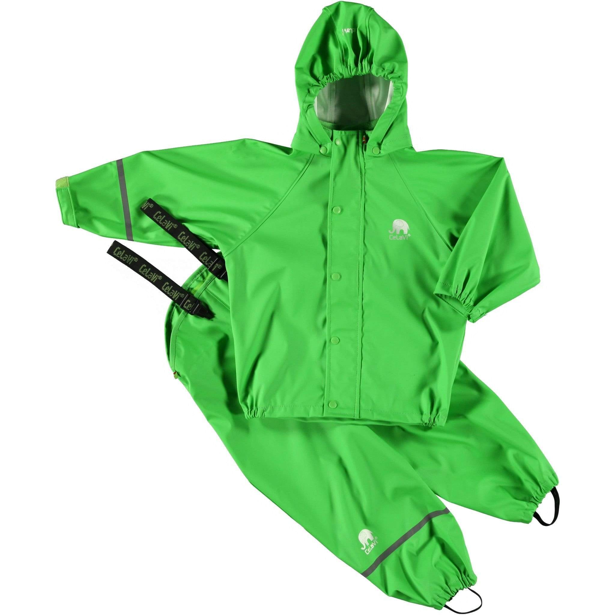 Classic Rain Gear Set - Green – Biddle and Bop