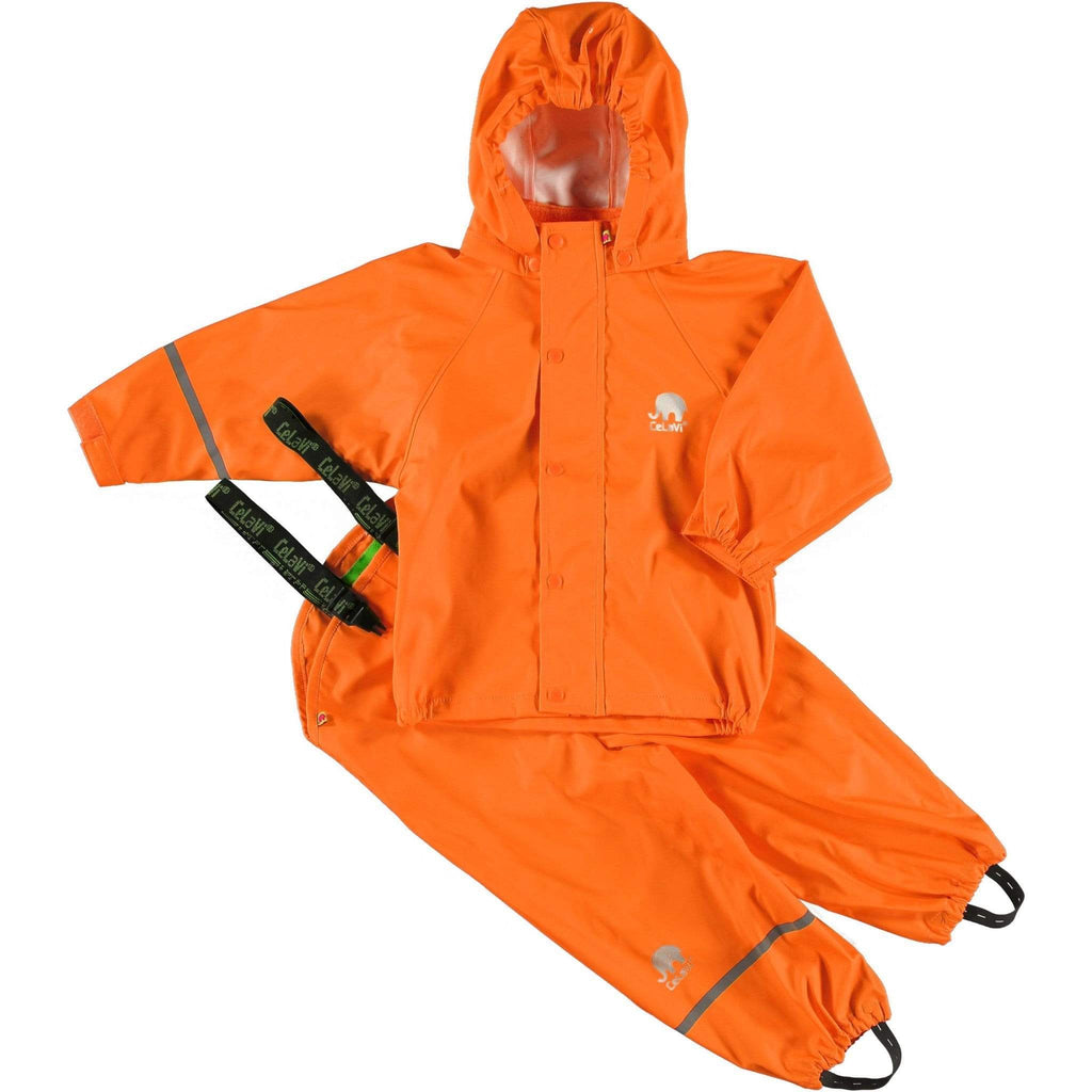 Classic Rain Gear Set - Orange Gear  at Biddle and Bop