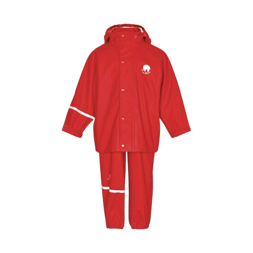 Classic Rain Gear Set - Red Gear  at Biddle and Bop