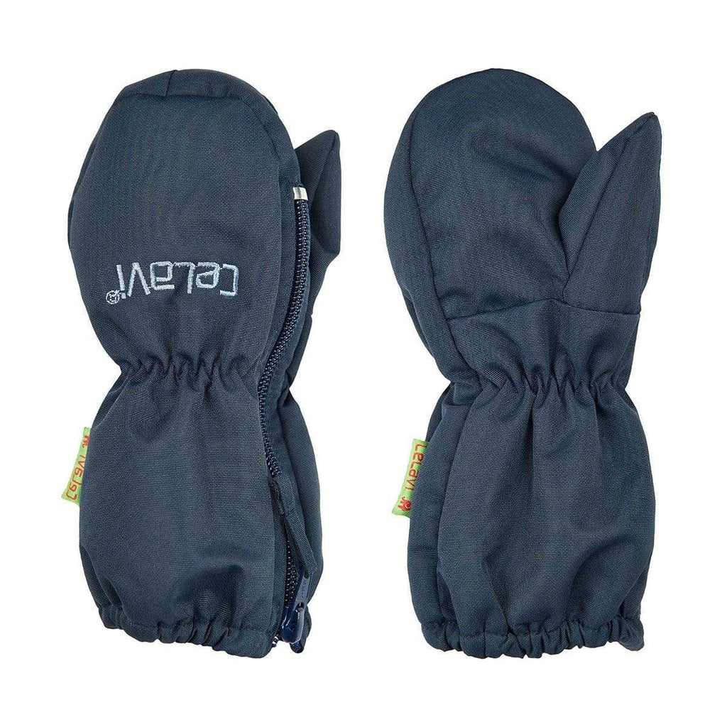 Waterproof Winter Mittens: Navy Gear  at Biddle and Bop