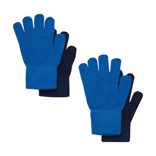 Magic Gloves Wool Blend 2 Pack: Bright Cobalt