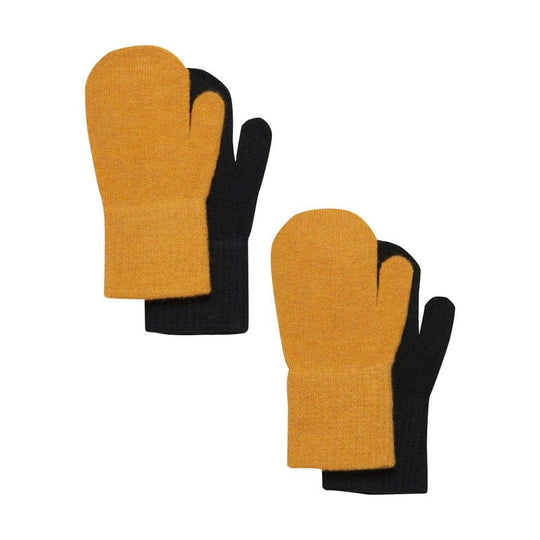 Magic Mittens Wool Blend 2 Pack: Mineral Yellow