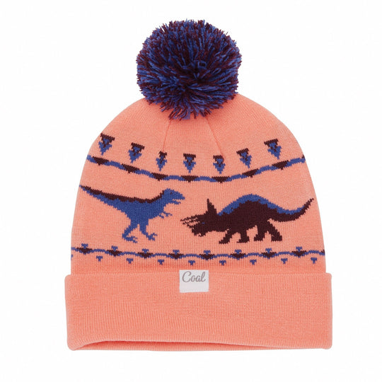 Dina Dinosaur Pom Beanie: Melon