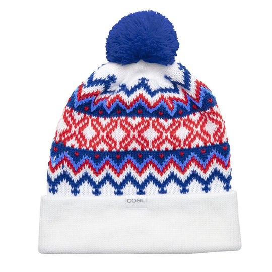 Winters Nordic Sweater Pom Beanie