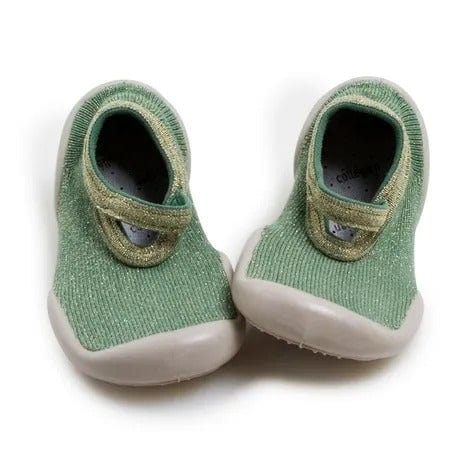 Collégien Ballet Flat: Ocean with Cross Strap