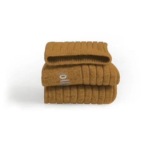 Cashmere and Wool Socks: Saffron