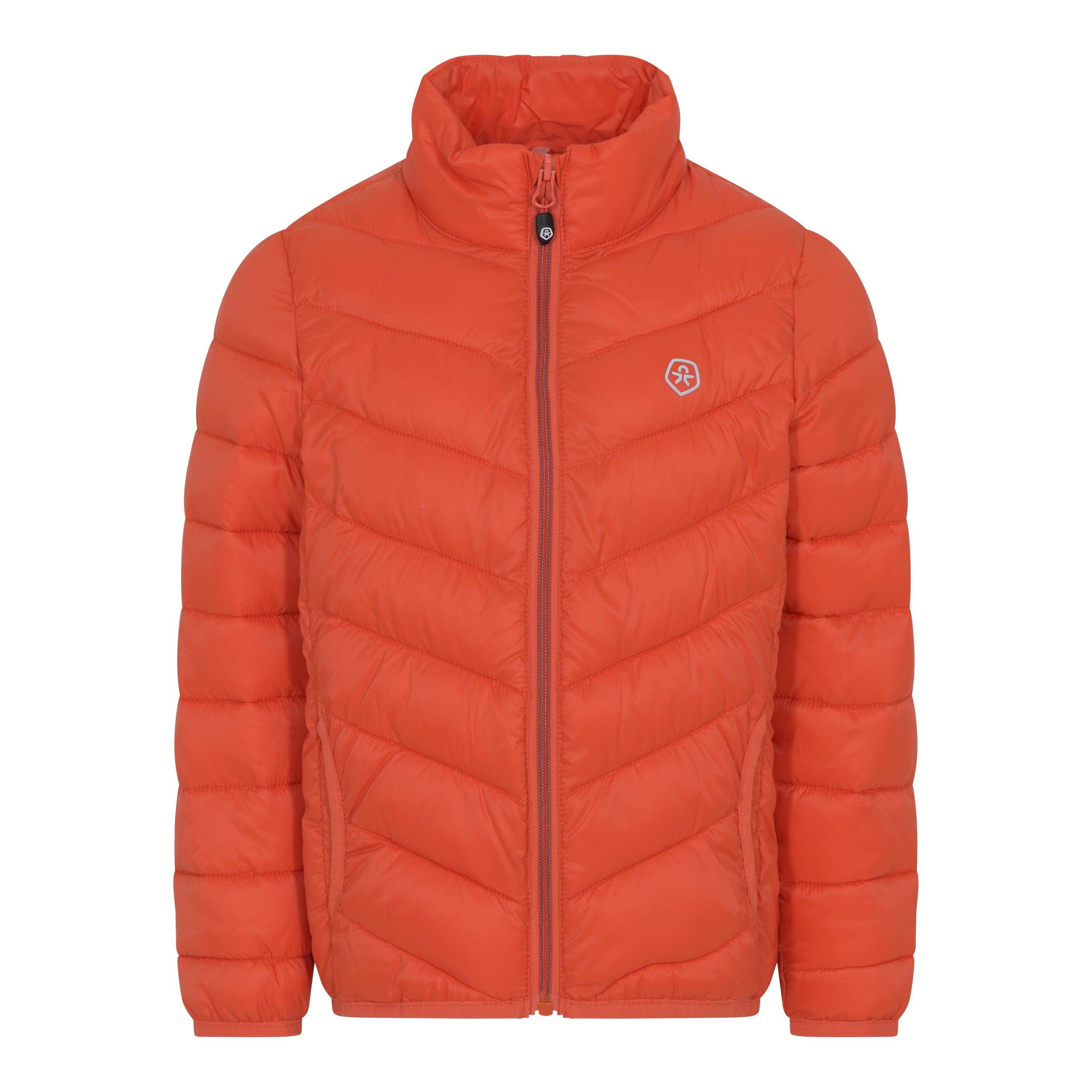 Kids Lightweight Puffer Jacket Red Clay Biddle and Bop