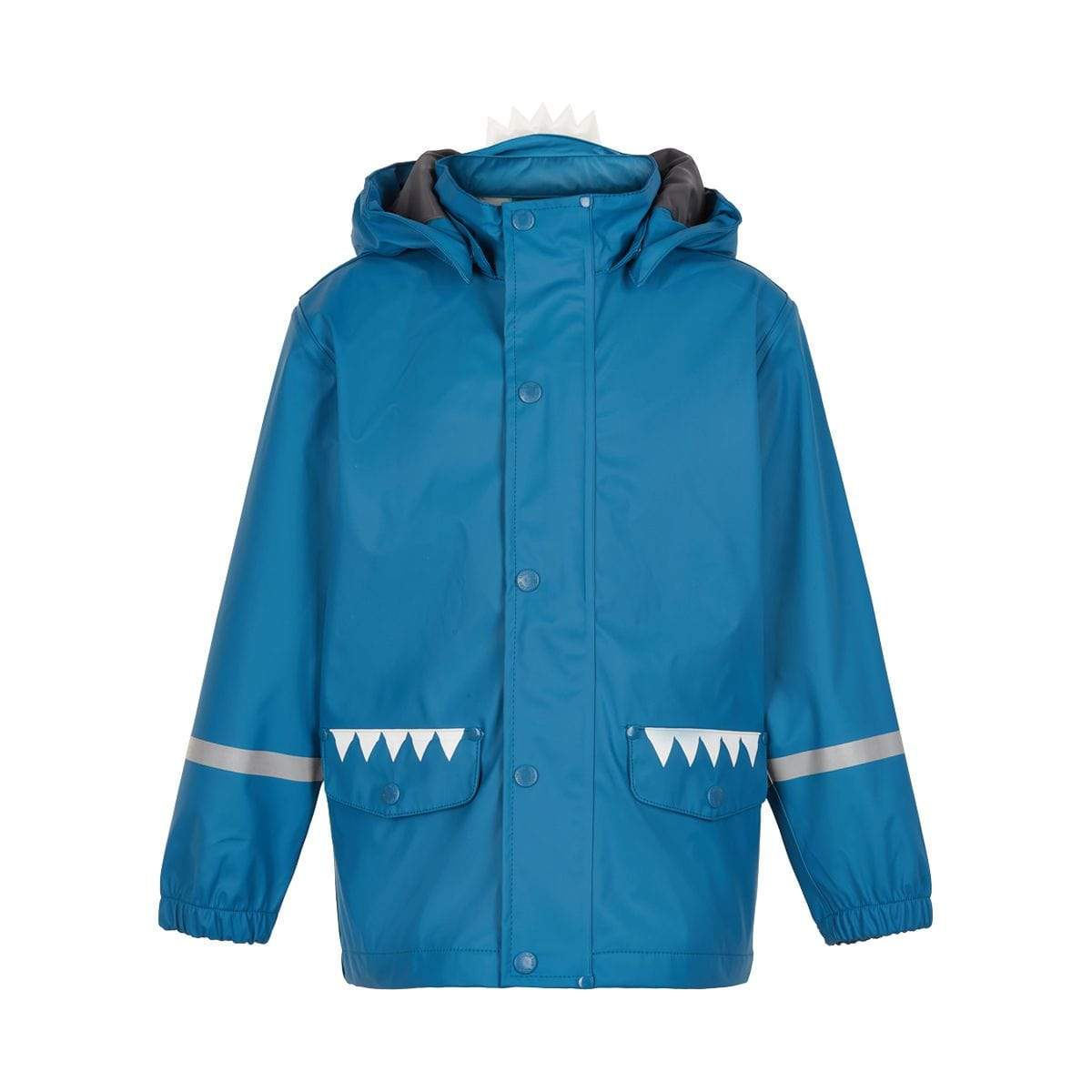 Critter Rain Jacket Scarab Blue Biddle and Bop