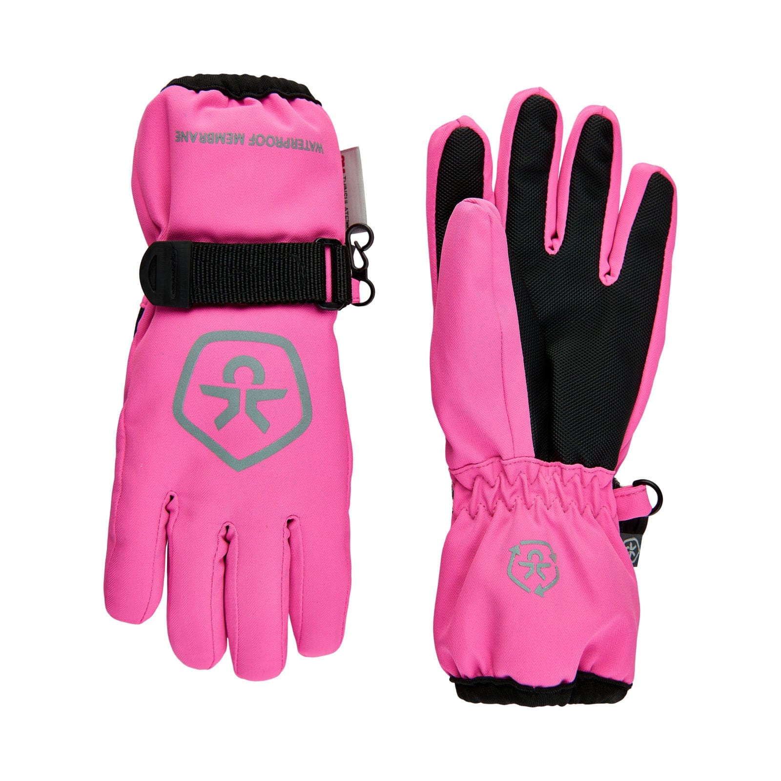 Hot pink ski hot sale gloves