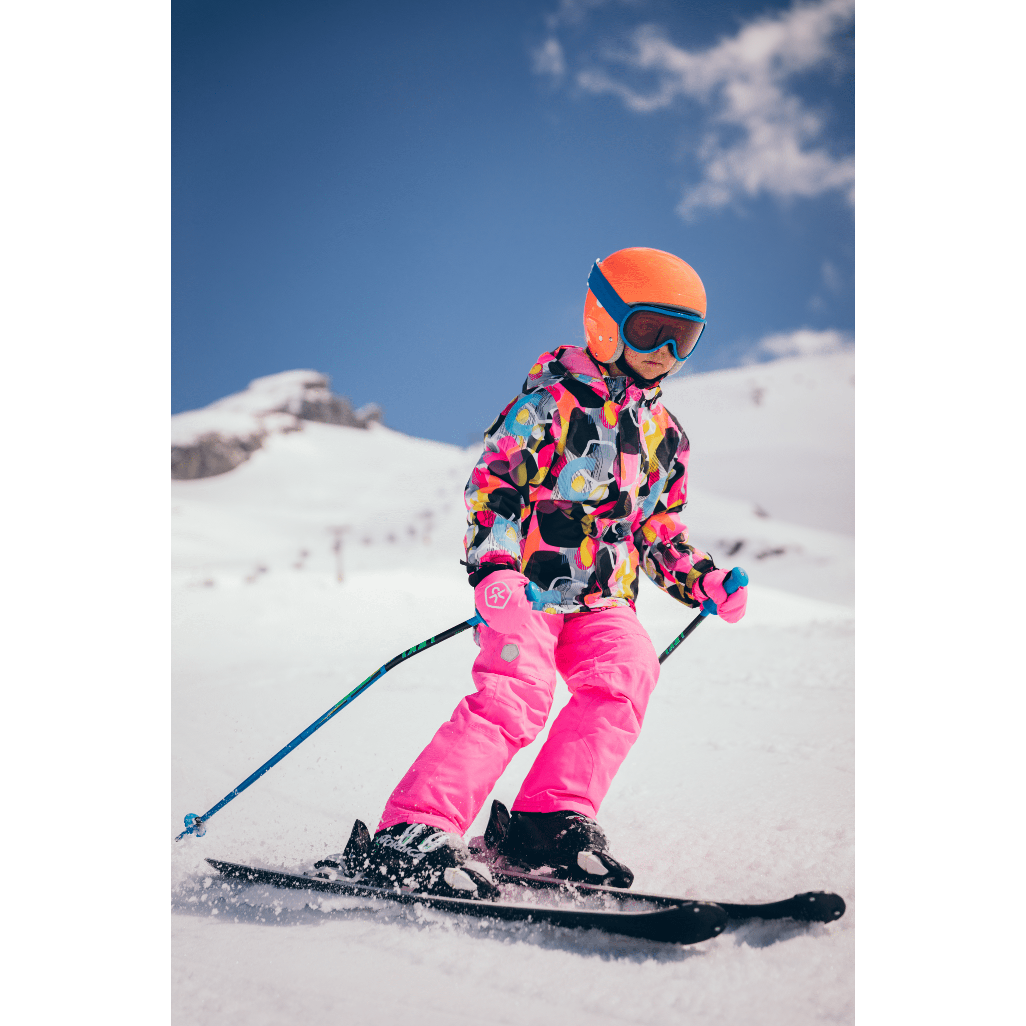 Ski jacket Airflow 10K in Sugar Pink Biddle and Bop