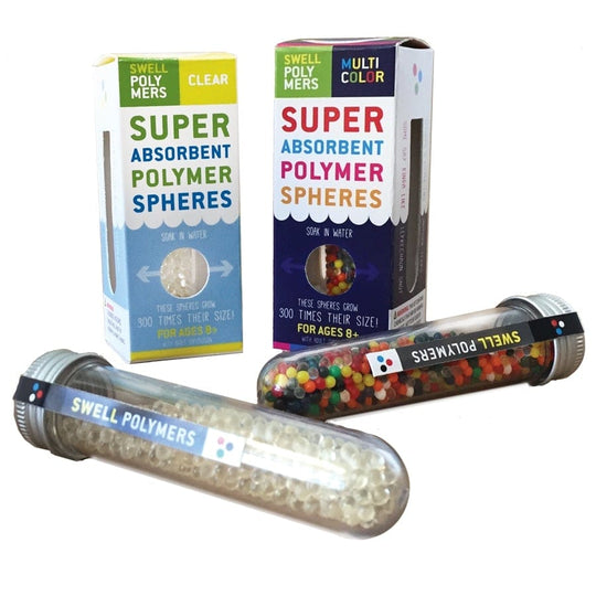 Swell Polymer Spheres - Multi-Colored