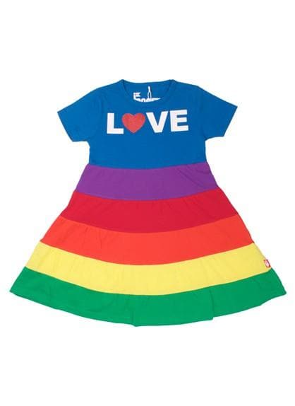 Rainbow Love Dress