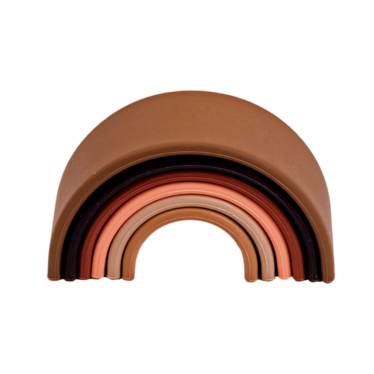 Silicone Rainbow Stacker: Diversity