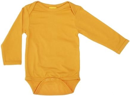 Longsleeve Lapneck Bodysuit: Mustard