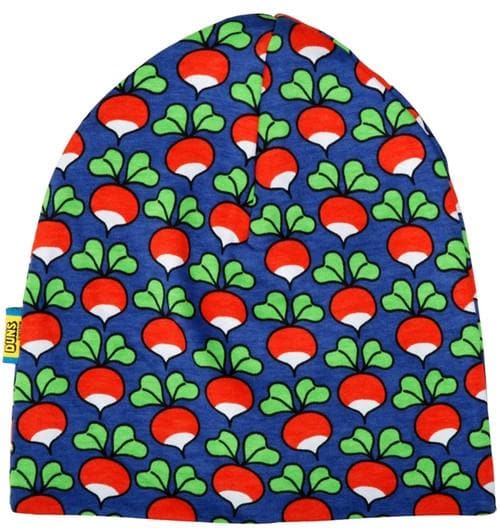 Double Layer Hat: Radish Blue Clothing  at Biddle and Bop