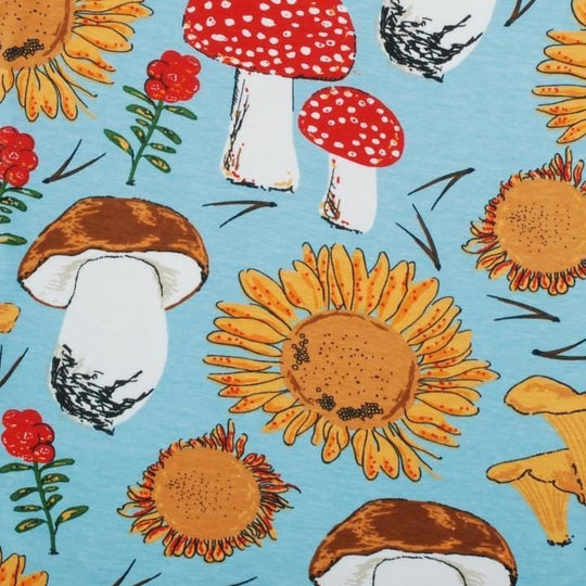 Short Sleeve Dress: Sunflower Blue