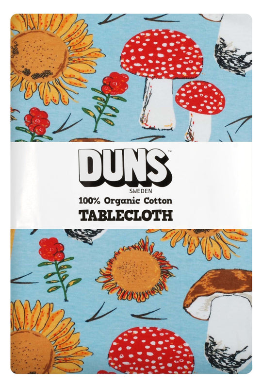 Cotton Tablecloth: Sunflower Blue