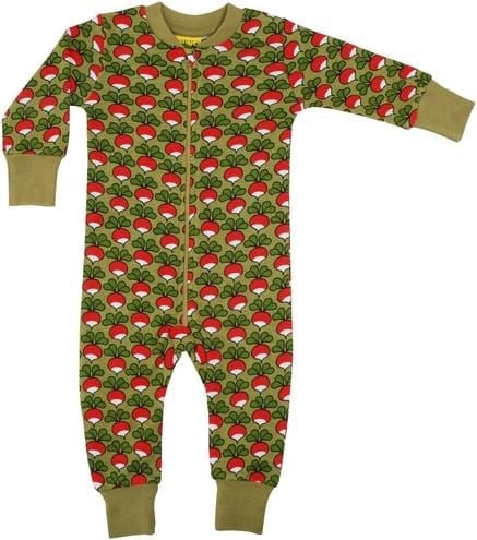 Zip Suit: Radish Sage