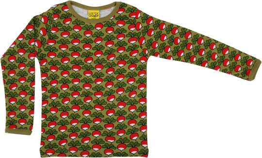 Long Sleeve Top: Radish Sage