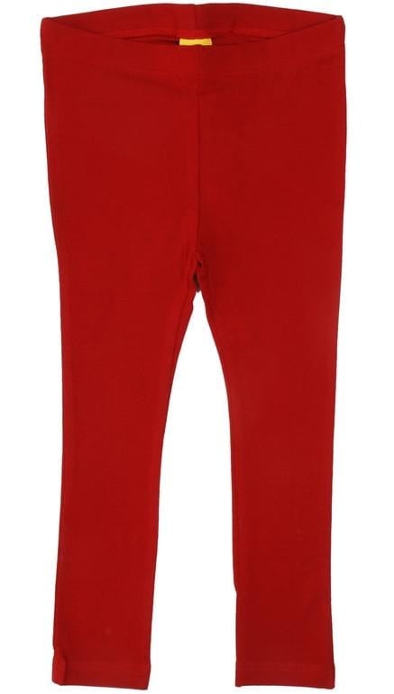 Organic Cotton Leggings: Pompeian Red