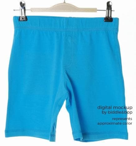 Organic Cotton Short Pants, Caribbean Sea Clothing  at Biddle and Bop