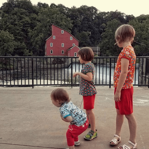 Organic Cotton Short Pants, Red Clothing  at Biddle and Bop