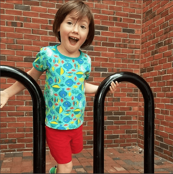 Organic Cotton Short Pants, Red Clothing  at Biddle and Bop