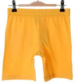 Organic Cotton Short Pants: Saffron Yellow Clothing  at Biddle and Bop
