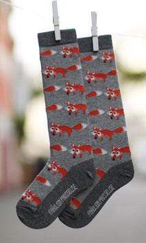 Children's Knee Socks: Foxes Socks  at Biddle and Bop