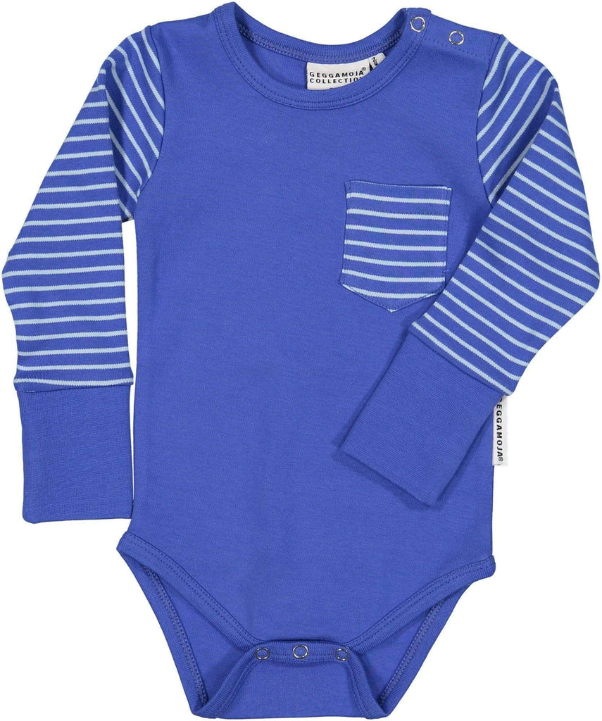Bodysuit: Clear Blue Clothing  at Biddle and Bop