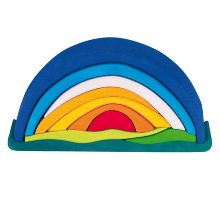 Sunrise Stacker Blue Toys  at Biddle and Bop