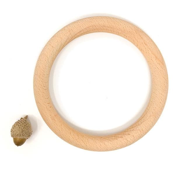 grapat large wooden hoop for mandala and loose part play at biddleandbop