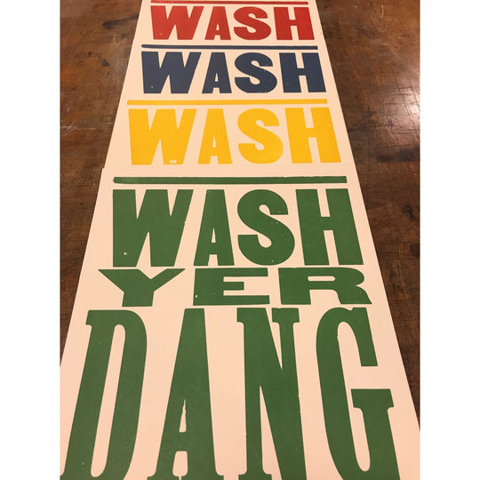 Wash Yer Dang Dishes Poster