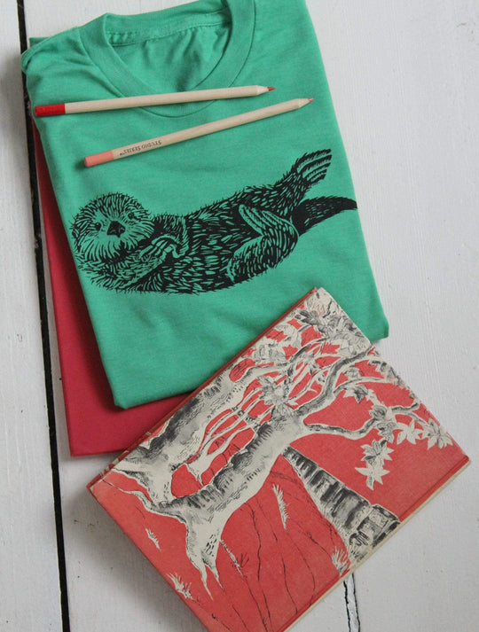 Organic Otter T-Shirt in Green